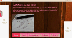 Desktop Screenshot of ainnurnajwa.blogspot.com