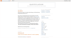 Desktop Screenshot of kapitulation.blogspot.com