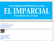 Tablet Screenshot of imparcialdehuatusco.blogspot.com