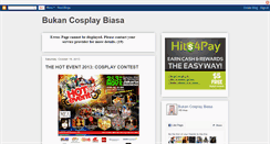 Desktop Screenshot of bukancosplaybiasa.blogspot.com