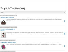 Tablet Screenshot of frugalisthenewsexy.blogspot.com