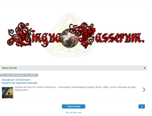 Tablet Screenshot of linguapasseris.blogspot.com