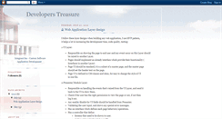 Desktop Screenshot of developerstreasure.blogspot.com