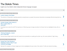 Tablet Screenshot of dokdotimes.blogspot.com