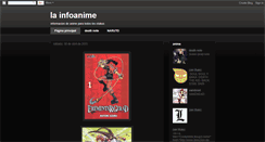 Desktop Screenshot of lainfoanime.blogspot.com