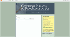 Desktop Screenshot of concursospublicos-rs.blogspot.com