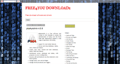 Desktop Screenshot of free4you-downloadz.blogspot.com