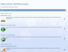Tablet Screenshot of free4you-downloadz.blogspot.com