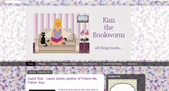 Desktop Screenshot of kimthebookworm.blogspot.com