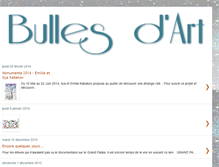 Tablet Screenshot of bulles-d-art.blogspot.com