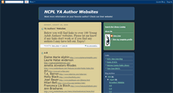 Desktop Screenshot of ncplyaauthorlinks.blogspot.com