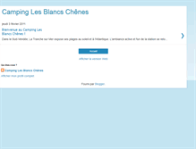 Tablet Screenshot of camping-les-blancs-chenes.blogspot.com