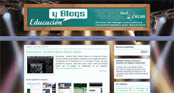 Desktop Screenshot of educacionyblogs.blogspot.com