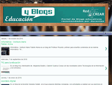 Tablet Screenshot of educacionyblogs.blogspot.com
