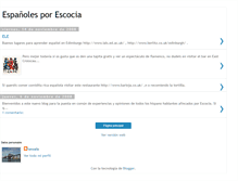 Tablet Screenshot of espanolescocia.blogspot.com