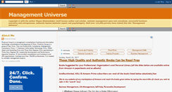 Desktop Screenshot of management-universe.blogspot.com