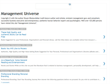 Tablet Screenshot of management-universe.blogspot.com