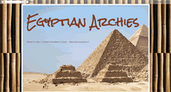 Desktop Screenshot of egyptianarchies.blogspot.com