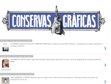 Tablet Screenshot of conservasgraficas.blogspot.com