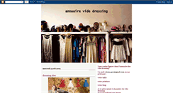 Desktop Screenshot of annuairevidedressing.blogspot.com