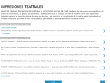 Tablet Screenshot of impresionesteatrales.blogspot.com