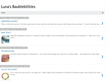 Tablet Screenshot of lunasbaublebilities.blogspot.com