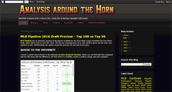 Desktop Screenshot of analysisaroundthehorn.blogspot.com