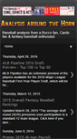 Mobile Screenshot of analysisaroundthehorn.blogspot.com