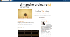 Desktop Screenshot of dimanche-ordinaire.blogspot.com