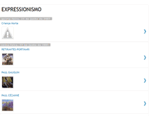 Tablet Screenshot of hist-da-arteexpressionismo.blogspot.com