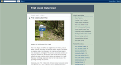 Desktop Screenshot of firstcreekwatershed.blogspot.com