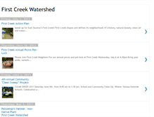 Tablet Screenshot of firstcreekwatershed.blogspot.com