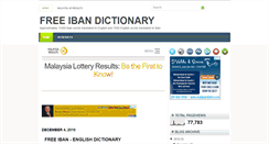 Desktop Screenshot of ibandictionary.blogspot.com