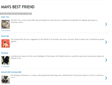 Tablet Screenshot of canine-mansbestfriend.blogspot.com