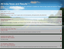 Tablet Screenshot of hotnews-results.blogspot.com