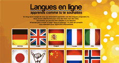 Desktop Screenshot of languesenligne.blogspot.com