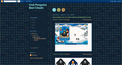 Desktop Screenshot of clubpenguinsbestcheats.blogspot.com