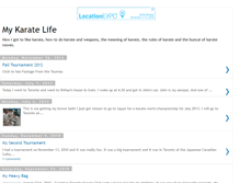 Tablet Screenshot of mykaratelife.blogspot.com