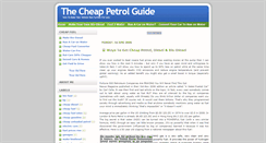 Desktop Screenshot of cheappetrolprices.blogspot.com