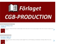 Tablet Screenshot of cgbproduction.blogspot.com