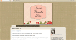 Desktop Screenshot of beccisdomesticbliss.blogspot.com