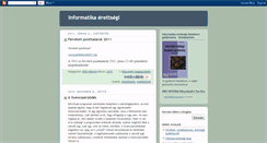 Desktop Screenshot of informatikaerettsegi.blogspot.com