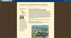 Desktop Screenshot of institutoaerotcnicocordoba.blogspot.com