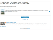 Tablet Screenshot of institutoaerotcnicocordoba.blogspot.com