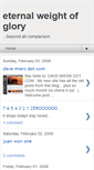 Mobile Screenshot of eternalweightofglory.blogspot.com