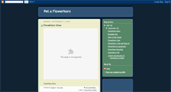 Desktop Screenshot of pet-a-flowerhorn.blogspot.com