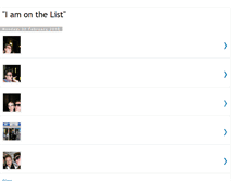 Tablet Screenshot of iamonthelist.blogspot.com