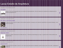 Tablet Screenshot of laccaarquitetura.blogspot.com