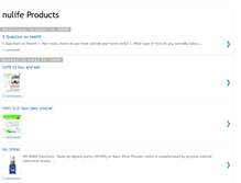 Tablet Screenshot of nulife-steven.blogspot.com