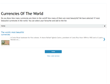 Tablet Screenshot of currenciesofworld.blogspot.com